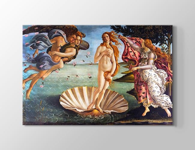 La nascita di Venere - Venüs'ün Doğuşu Sandro Botticelli Kanvas tablosu