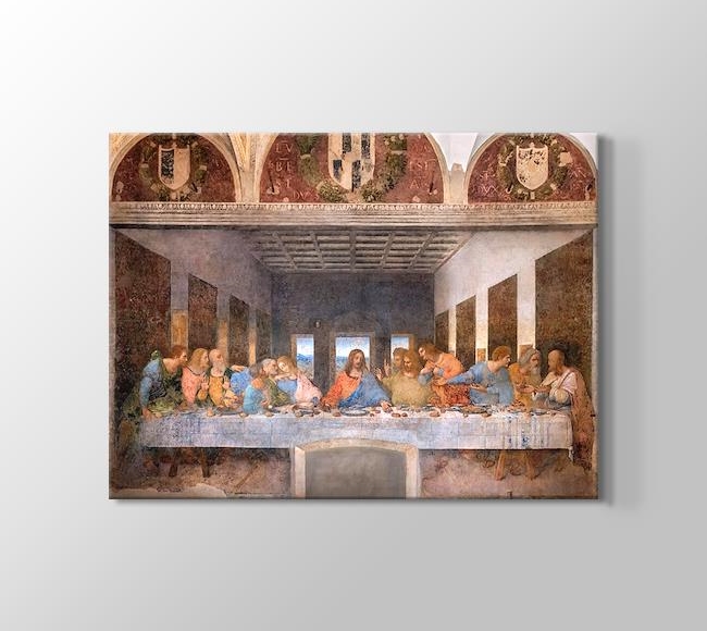 Leonardo da Vinci Last Supper - Son Akşam Yemeği 