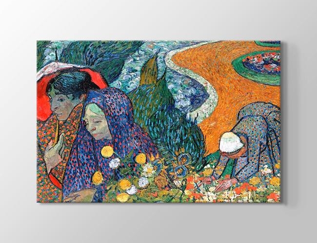 Memory of the Garden at Etten Vincent van Gogh Kanvas tablosu