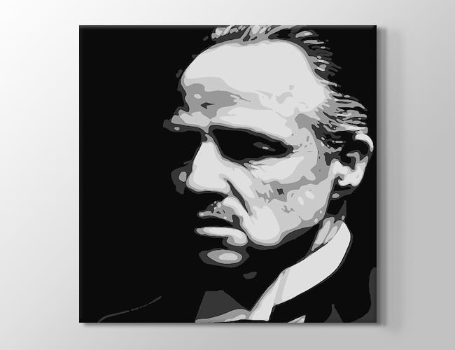 The Godfather - Don Corleone Kanvas tablosu