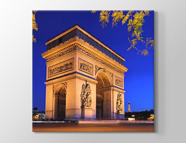 Paris - Arc de Triomphe Kanvas tablosu