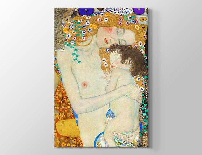 Mother And Child Gustav Klimt Kanvas tablosu