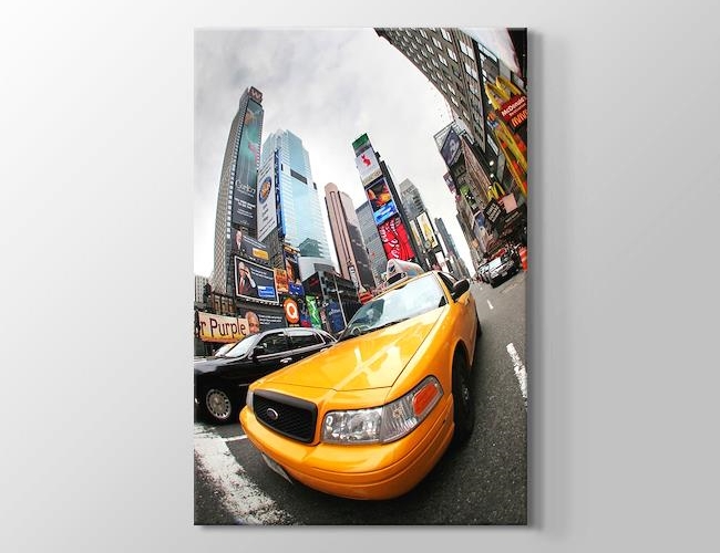 New York - Yellow Cab I Kanvas tablosu