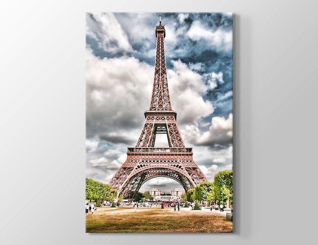 Paris - Eiffel Tower - Eyfel Kulesi Kanvas tablosu