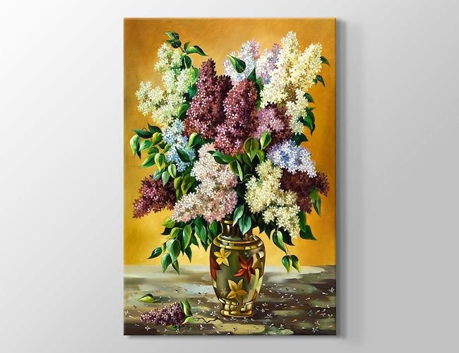Vazoda Güzel Çiçekler II - Beautiful Flowers in a Vase II Kanvas tablosu