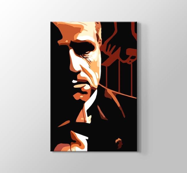  The Godfather - Marlon Brando - Clipart