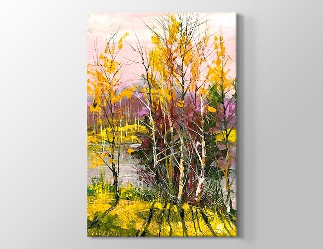 Spring Trees - Bahar Ağaçları Kanvas tablosu