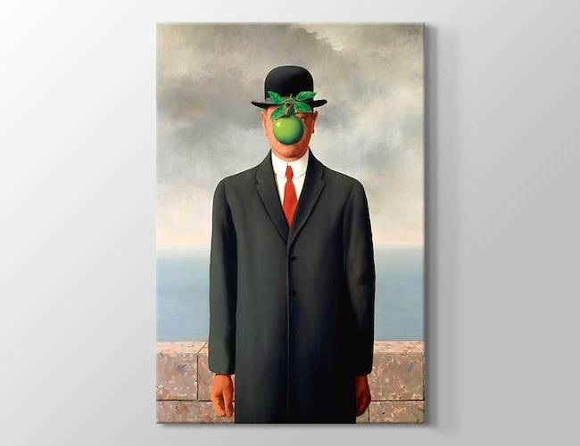 Son of Man Rene Magritte Kanvas tablosu