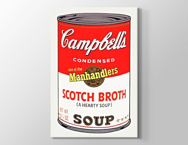 Campbells Soup I 1968 Andy Warhol Kanvas tablosu