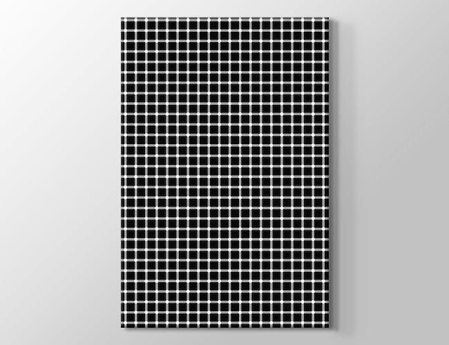 White or Black Dots Kanvas tablosu