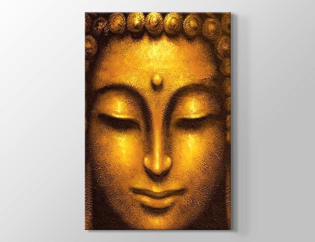 Buddha Gold Kanvas tablosu