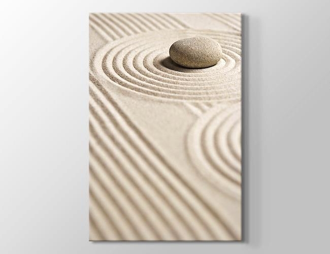 Pebble on Sand I Kanvas tablosu
