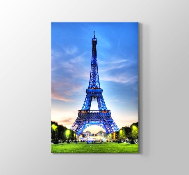  Paris - Eiffel Tower in Blue