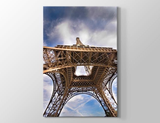 Paris - Eiffel Towers Bottom Kanvas tablosu