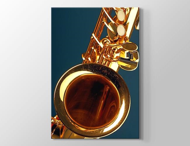 Saxophone Kanvas tablosu