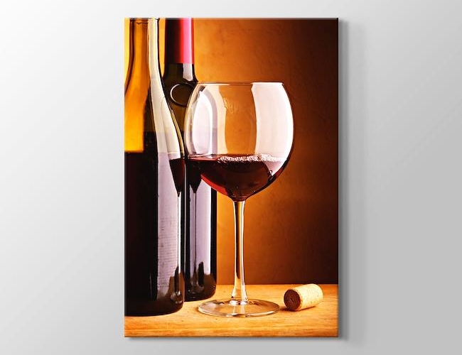 Red Wine - Kırmızı Şarap Kanvas tablosu