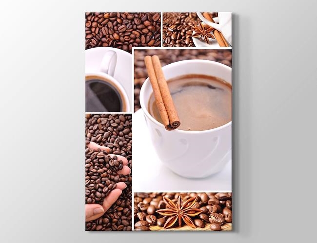 Coffee and Cinnamon Kanvas tablosu
