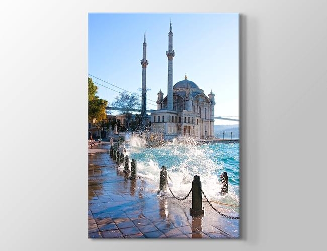 İstanbul - Ortakoy Camisi Kanvas tablosu