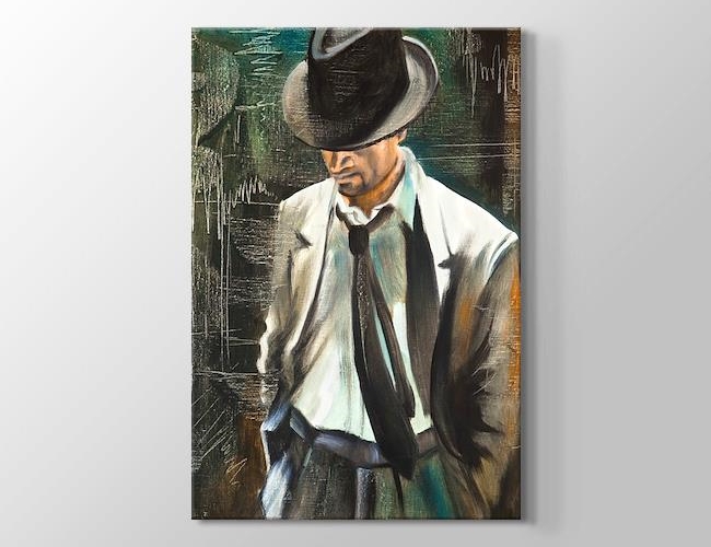 Man with Hat Brent Lynch Kanvas tablosu