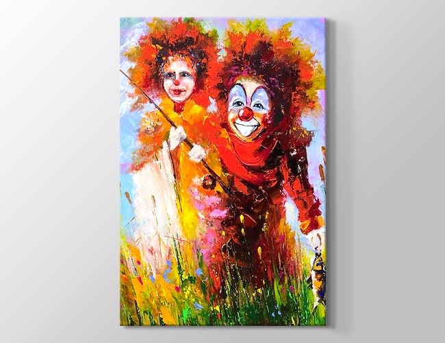 Baby Clowns Kanvas tablosu