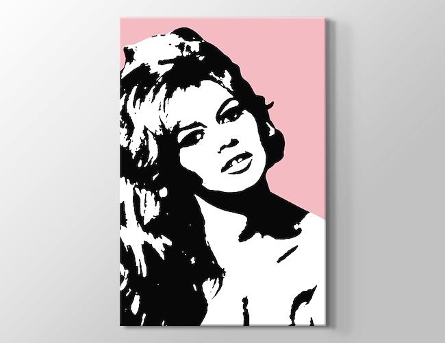 Brigitte Bardot - Pink Kanvas tablosu