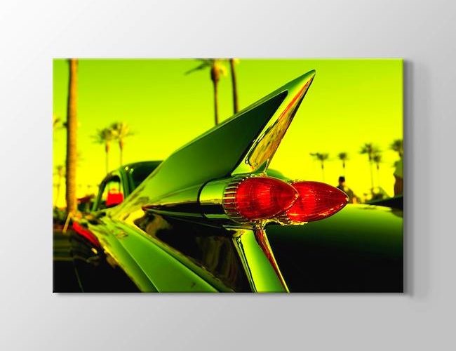 Klasik Araba Cadillac Kanvas tablosu