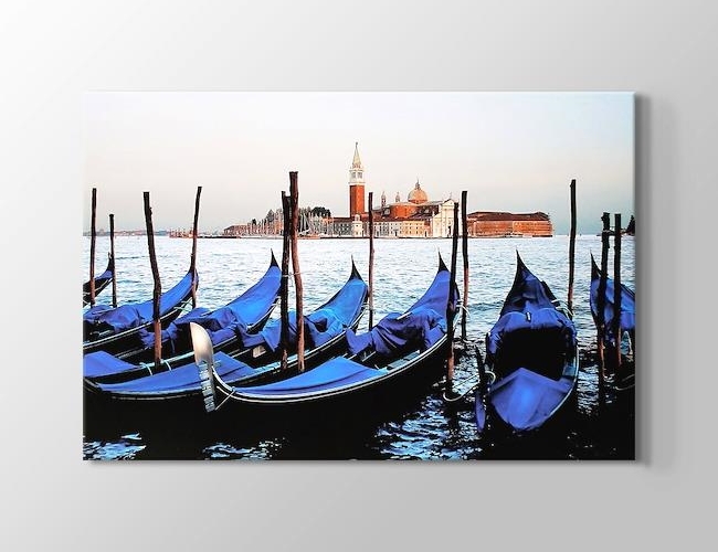 Venezia - Gondola Kanvas tablosu