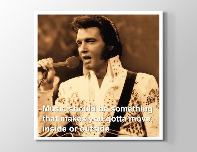 Elvis Presley - Music Kanvas tablosu
