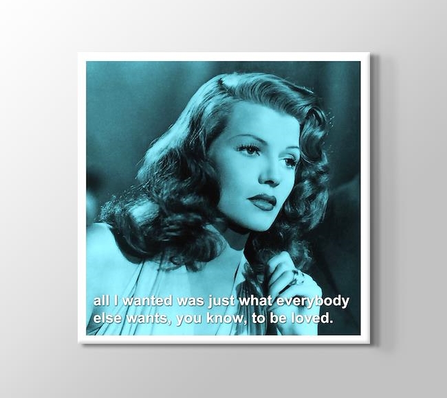  Rita Hayworth - To Be Loved