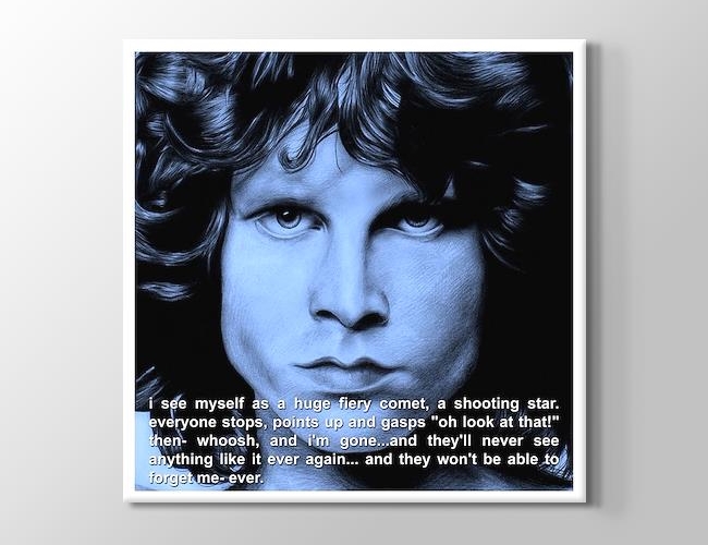Jim Morrison - Myself Kanvas tablosu