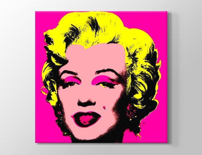 Marilyn in Pink Andy Warhol Kanvas tablosu