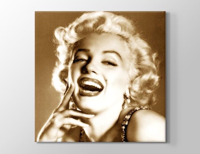 Marilyn Monroe - Laugh Kanvas tablosu