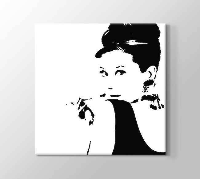  Audrey Hepburn - Pop Art - Black White