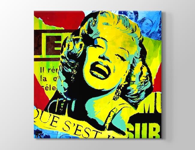 Marilyn Monroe - Que Sest il Passe Kanvas tablosu
