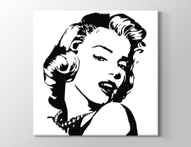Marilyn Monroe - Dazzle Pop Art Kanvas tablosu