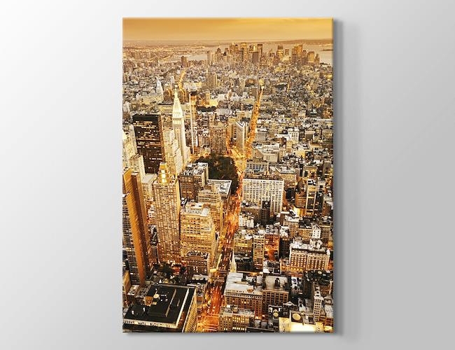 New York - Times Square Sky View Kanvas tablosu