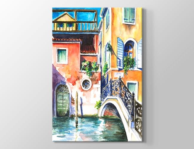Venezia - Watercolor Series III Kanvas tablosu