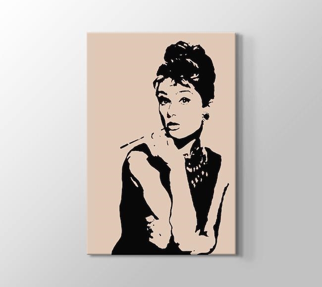  Audrey Hepburn Sepia