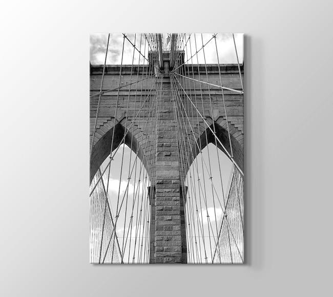  New York - Brooklyn Bridge Köprüsü Ayakları