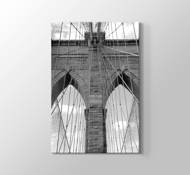  New York - Brooklyn Bridge Köprüsü Ayakları