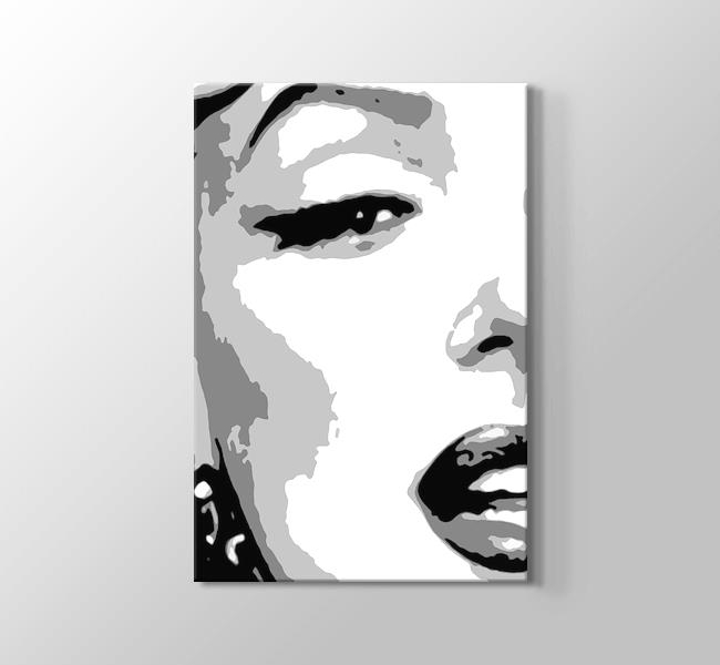  Marilyn Monroe - Siyah Beyaz Kesit