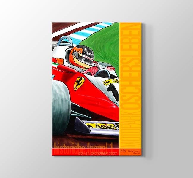  Bradley 2007 Almanya Formula 1 Vintage Posteri