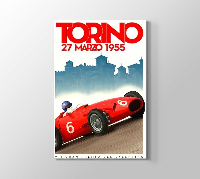  Bradley 1955 Torino Formula 1 Vintage Posteri