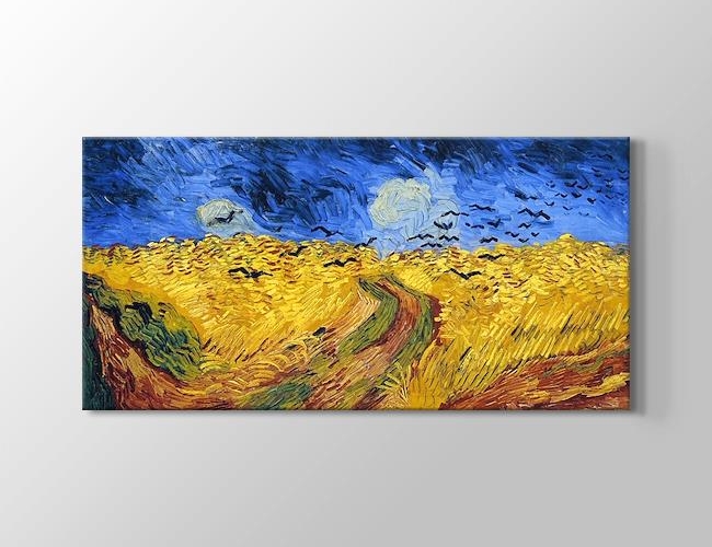 Wheatfield With Crows Vincent van Gogh Kanvas tablosu