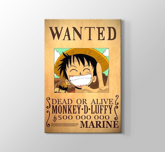  One Piece - Monkey D Luffy - Wanted
