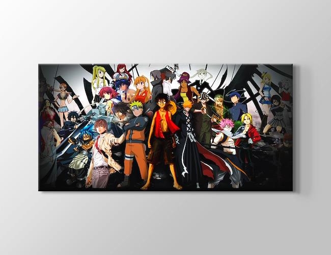 Anime Universe - Anime Evreni Kanvas tablosu