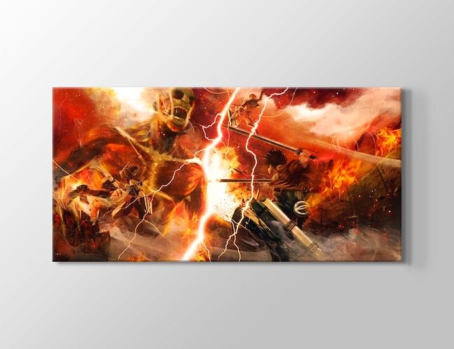 Attack on Titan - VII Kanvas tablosu