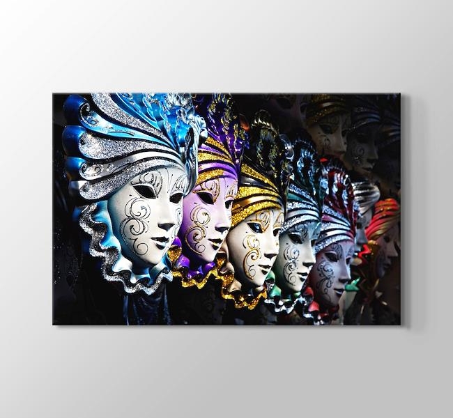  Karnaval Maskeleri - Renkli Maskeler