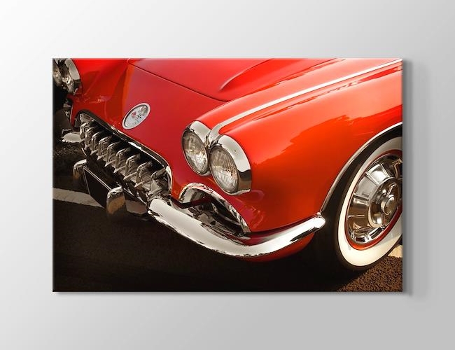 Chevrolet - Corvette Kanvas tablosu