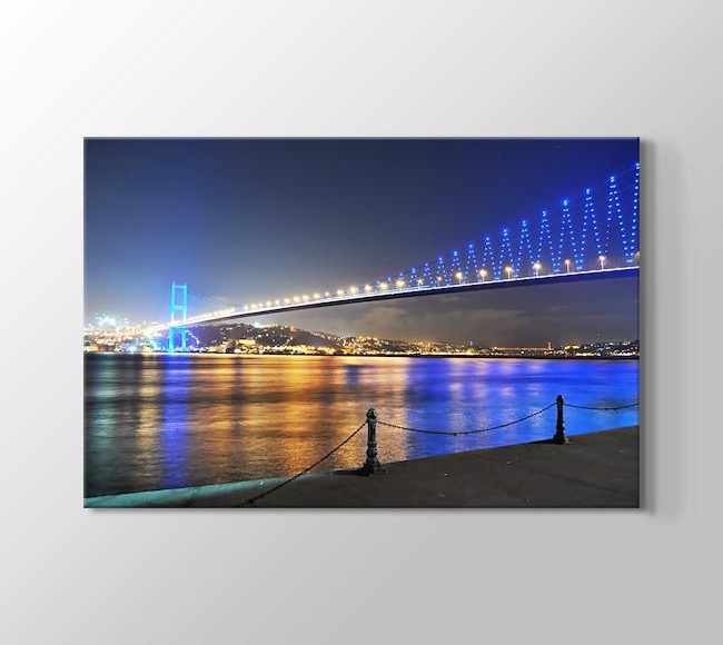  İstanbul - Boğaziçi Köprüsü - Gece Görüntüsü